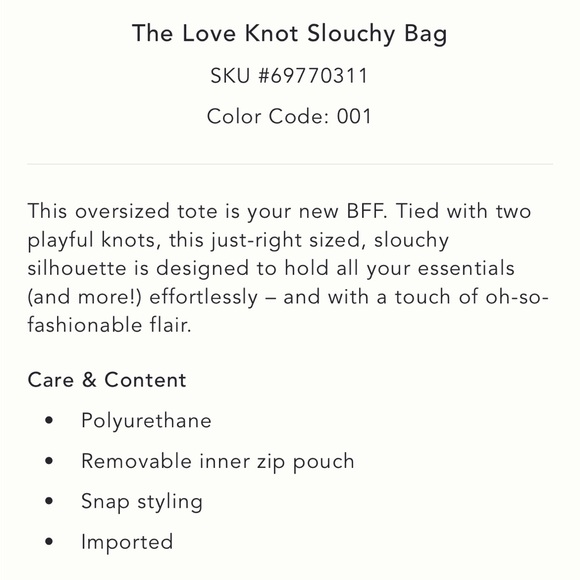 Anthropologie Black Leather Knot-Top Shoulder Bag - Picture 7 of 8